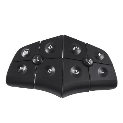 Black 4 Keys Steering Wheel Button Multi-Function Switch Button Switch Button Replacement Parts For Mercedes-Benz ML GL B R