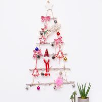 [COD] decoration supplies wooden wall tree hotel shopping mall window pendant