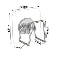 5ชิ้นที่แขวนแบบติดกาวฟองน้ำห้องครัวสแตนเลสครัวอ่างล้างจานด้วยตนเองฝารูระบายน้ำที่วางฟองน้ำ
