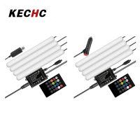 KECHc ไฟ Led ตกแต่งไฟภายในรถยนต์สี RGB อัจฉริยะ,ไฟประสานเพลงชุดไฟสีสันสดใสภายใน