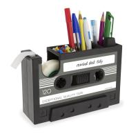 Cassette Tape Dispenser Cassette Tape Pen Holder Fun Tape Dispenser Tape Pencil Holder Retro Decor Cool Office Decor