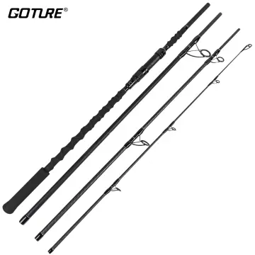 Goture Surf Spinning Fishing Rod 3-Piece Portable Carbon Fiber Travel