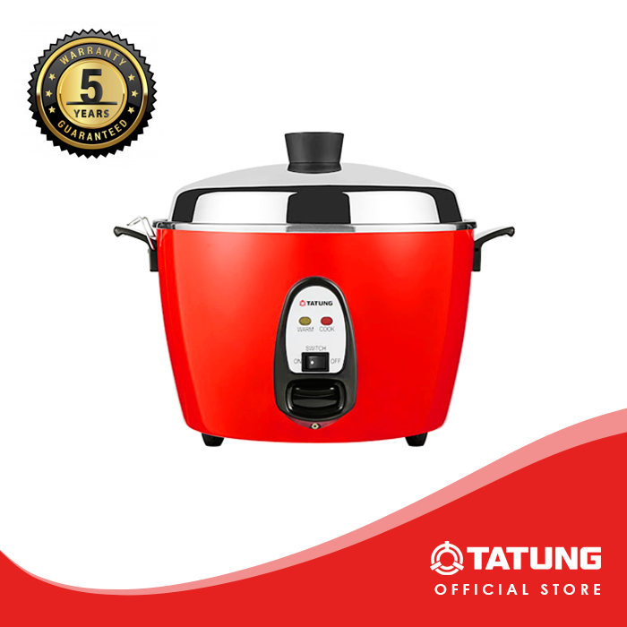 NeweggBusiness - TATUNG TAC-6G(SF) 6 Cups Multifunction Indirect Heat Rice  Cooker Steamer and Warmer, White