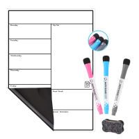 Magnetic Whiteboard Dry Erase Weekly Planner Board For Fridges Magnetic Dry Erase Calendar With 3 Markers