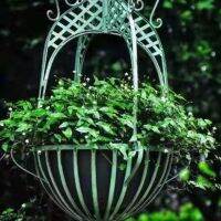 【จัดส่งภายใน 24 ชม】▶️Iron Hanging Basket Flower Pot Hanging Fishing Rack Public High Climbing Outdoor Commercial Garden Green Radish Rose Garden Storage Yard Decor