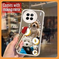 Little Fresh interest Phone Case For VIVO X90 5G/V2241A Full edging Anti drop airbag Hangings Makeup mirror literature