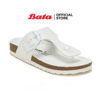 Bata บาจา รองเท้าแตะหูหนีบ ดีไซน์เก๋ น้ำหนักเบา สวมใส่ง่าย สำหรับผู้หญิง รุ่น PEYTON สีบรอนซ์ 6714762 สีขาว 6711762