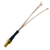 RG178 Cable SMA female to Y Type 3X U.FL IPX Female Adapter RF Coaxial Pigtail WIFI Antenna Extension