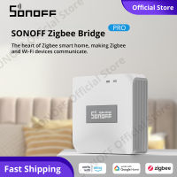 SONOFF Zigbee Bridge Pro Zigbee 3.0 Hub สมาร์ทเกตเวย์สำหรับเซ็นเซอร์ Zigbee สวิตช์ Zigbee 128 อุปกรณ์ย่อย อุปกรณ์ eWeLink APP ควบคุม Zigbee เกตเวย์ความปลอดภัยบ้านอัจฉริยะ (ZBBridge-P)