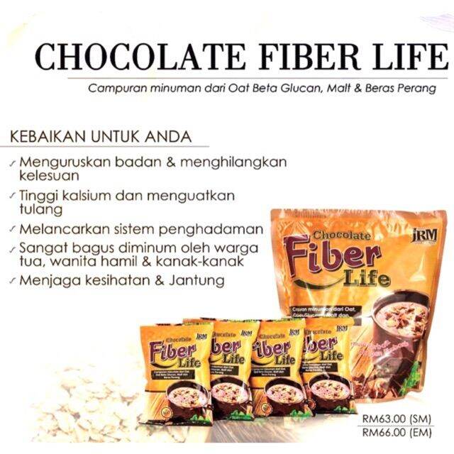 JRM CHOCOLATE FIBER LIFE Ori From HQ Lazada
