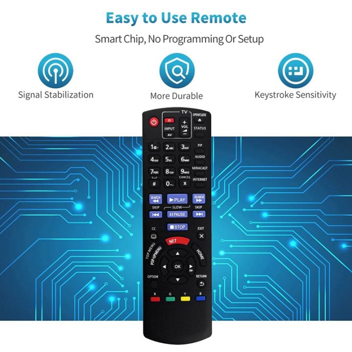 replace-remote-control-n2qayb000953-for-panasonic-bluray-disc-player-ir6-dmp-bdt360-dmp-bdt361-dmp-bdt460-dmp-bdt460ps