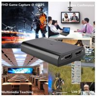 HDMI เกมการ์ดบันทึกสำหรับสตรีมสด วิดีโอ 1080P HD Y&amp;H HDMI HD Video Capture Card 4K 30P In/Out 1080P 60fps For Game/Video