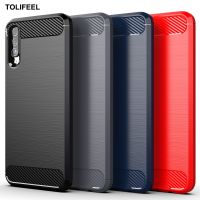 Carbon Fiber Case For Samsung Galaxy A10 A10E A10S A20 A20E A30 A40 A50 A60 A70 A80 A90 Soft Silicone Shockproof Phone Cover