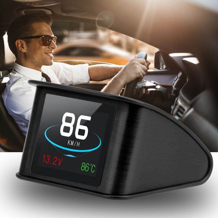 Head Up Display Multifunction OBD Smart Digital Meter HUD P10 Car