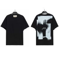 2023 NewA-COLD-WALL 2022มาถึง O-Neck ACW เสื้อยืดหลวมผ้าฝ้ายสีดำพิมพ์แขนสั้นเย็น WALL Tshirt ผู้ชายผู้หญิง