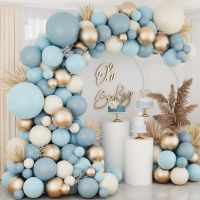 Blue Balloon Garland Arch Kit Happy Birthday Party Decoration Baby Shower Globos Confetti Latex Baloon Wedding Party Supplies Balloons