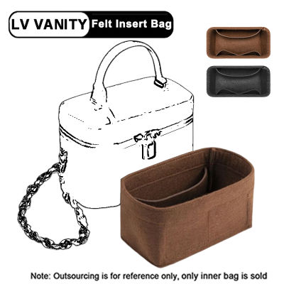 กระเป๋าใส่กระเป๋าสอดสำหรับผู้หญิง LV VANITY กระเป๋ากระเป๋าถือแบบหรูหราใช้ในการเดินทางกระเป๋าเครื่องสำอางซองใส่โทรศัพท์กระชับสัดส่วน