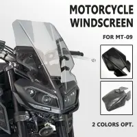 Parabrisas Deportivo Para Motocicleta, Deflector De Viento Para Yamaha MT09 2018 2019 2020 MT-09 MT 09 17-20ครอบคลุม/