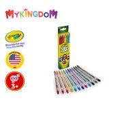 MY KINGDOM - Bút chì 12 màu dạng vặn có mùi hương CRAYOLA 687402