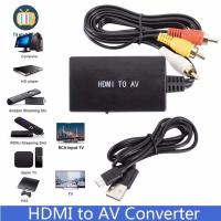 FAWYT อะแดปเตอร์วิดีโอ ตัวแปลงอะแดปเตอร์ HDMI เป็น AV HDMI เป็น AV ตัวแปลงเสียง ยืดหยุ่นได้ NTSC NTSC สำหรับจอภาพ/HD-DVD/VHS/กล่อง HDTV/Xbox 360/เครื่องเล่น Blu-ray/ เครื่องเล่นดีวีดี