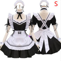 ร้อน, ร้อน★Sissi Cute Lolita French Maid Dress Girls Woman Anime Cosplay Party Costumes