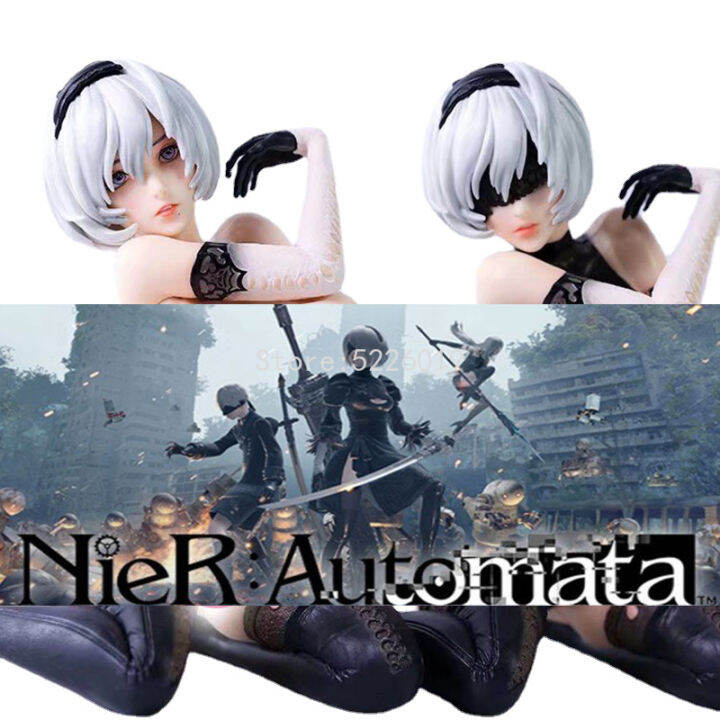  Nmomoytu 20cm NieR Automata Anime Figure 2b Yorha No.2 Type B  Action Figure Yorha No.2 Type B Figurine Model Doll : Toys & Games