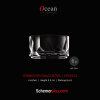 ถ้วยสแน็ค CONNEXION SNACK BOWL 4" (6 pcs./box) แก้วบาร์คอลเลคชั่นใหม่จาก Ocean Glass