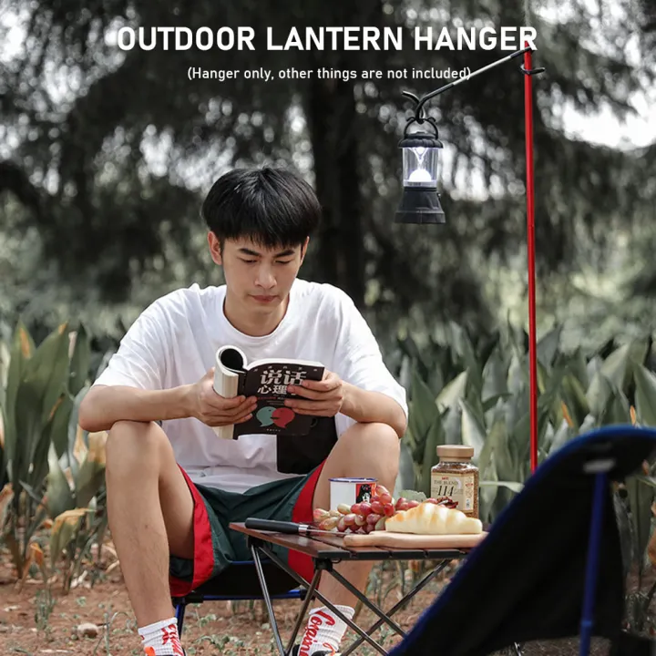 tent-เต้นท์แคมปิ้ง-เต้นท์แคม-เต็นท์-lamp-hanger-hook-two-way-pole-holder-light-portable-multifunction-camping-outdoors