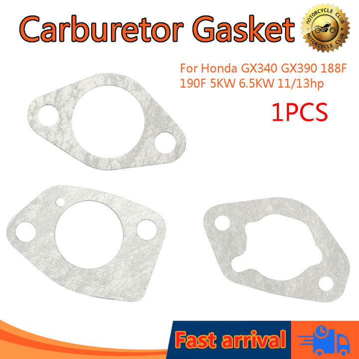 Carburetor Intake Gasket for Honda GX340 GX390 188F 190F 5KW 6.5KW 11