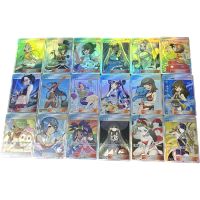 18Pcs/Set Pokemon Trainers Iono Lillie Cynthia Diantha Lana Flash Cards Classic Game Anime Collection Card Kawaii Gifts Toys