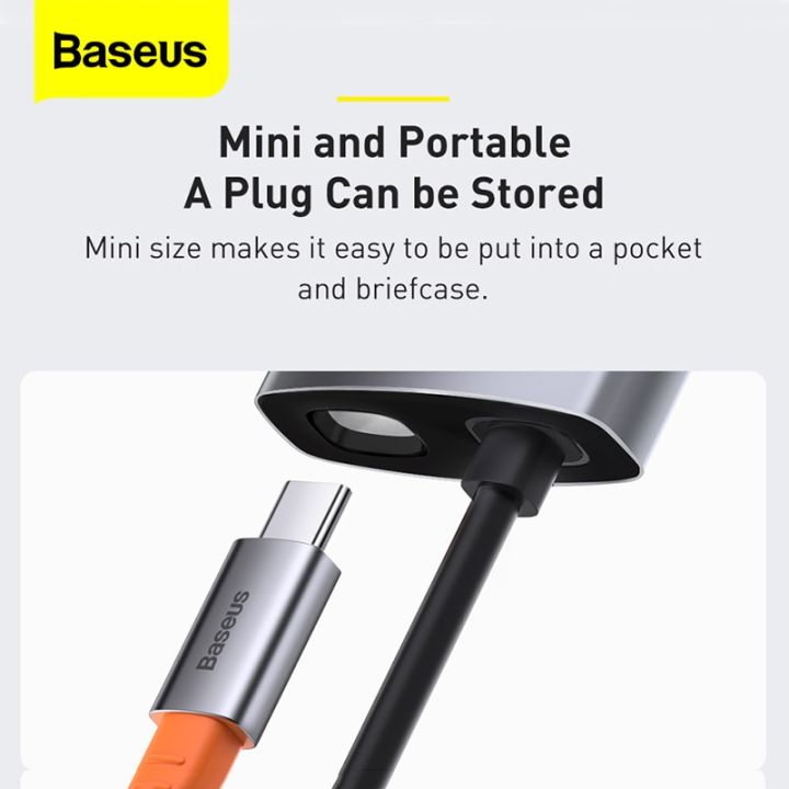 baseus-อุปกรณ์แยกแท่นวางมือถืออีเธอร์เน็ตสำหรับศูนย์กลางสำหรับ-macbook-โปรแอร์เมอร์-usb-ซี-usb-ฮับ-usb-3-0-3-0-type-c-ฮับเครือข่ายโปรแอร์เฟสส์-pro-7-usb-อีเธอร์เน็ต