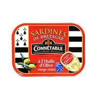 ปลาซาร์ดีนคอนเนตทิเบิลในน้ำมันมะกอกเอ็กซ์ตร้าเวอร์จิ้น 135 กรัม/Connetable Sardines In Extra Virgin Olive Oil 135g