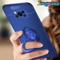Jingesanc เคสกันกระแทกซิลิโคน TPU,สำหรับ Xiaomi POCO X3 Nfc/ POCO Pro เคสนิ่มใส่โทรศัพท์ NCU พร้อมกรอบด้านหลังตัวยึดห่วงแม่เหล็ก