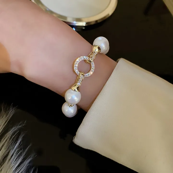 real-gold-electroplated-zircon-pearl-celet-ins-fashion-high-end-sense-celet-temperament-light-luxury-jewelry-women