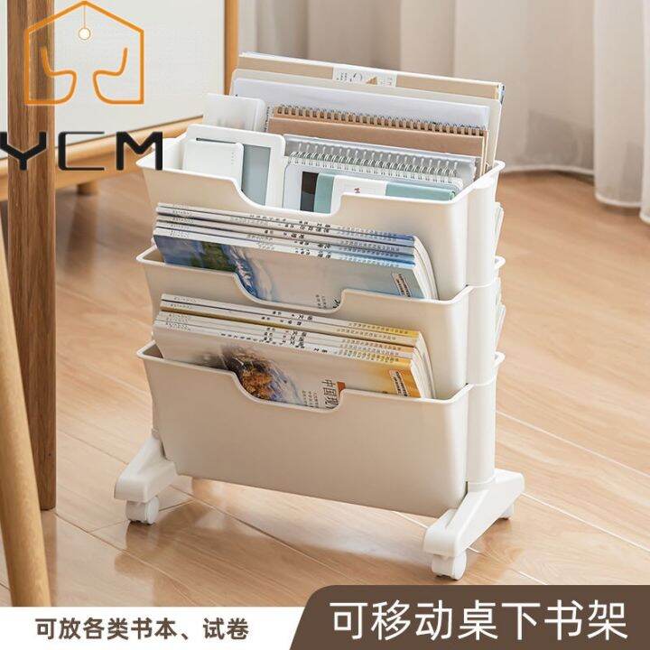 【VrXX】Movable Bookshelf Bookcase Book Shelf Book Shelves Movable