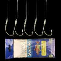 YG5แพ็ค/ล็อตตะขอตกปลาผูกสายโปร่งใส Tring Hook ขนาด8 #/10 #/12 #/14 #/16 # Sabiki Hooks