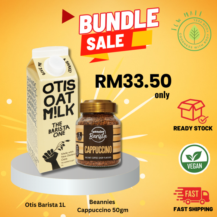 [Bundle Sales] Otis Barista Milk 1L + Beanies Cappucino Flavoured