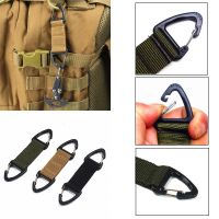 ZHANXENG498 Multifunction Camping Hiking Tactical Backpack Bag Accessories Outdoor Molle Buckle Clasp Hanging Chain Webbing Belt Clip Climbing Carabin