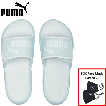 Puma white leadcat sales jelly sandals