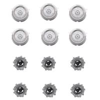 【DT】 hot  6Pcs SH50/52 Replacement Heads for Philips Norelco 5000 Series Electric Shavers S5370 S5660 S5590 S5290 Blades Heads