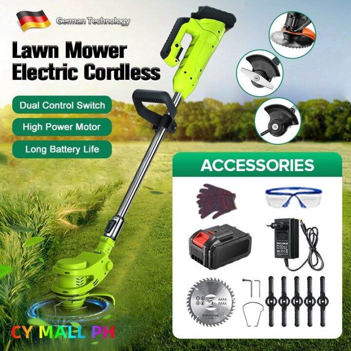 48V Rechargeable electric grass cutter lawn mower small