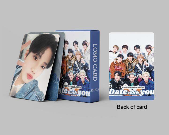 photocard-55p-เทรเชอร์-treasure-date-with-you-in-tokyo-lomo-card-การ์ดโลโม่-แบบ-2-ด้าน-โค้งมน-ไร้ขอบ-55-ชิ้น-กล่อง-ขนาด-8-7-5-7ซม-โฟโต้การ์ด