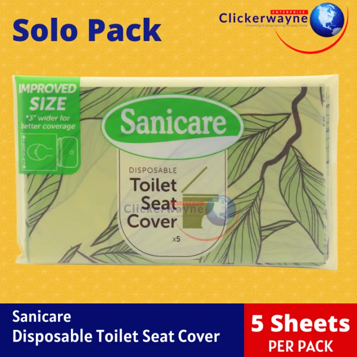 Sanicare Disposable Toilet Seat Cover Solo Pack Lazada PH