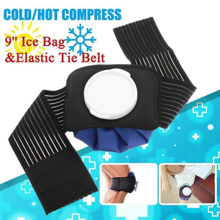 Ice Wrap Bag Cold Compress Cool Fever Injury First Aid Pain Relief Hot