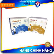 Combo 50 Que Thử Đường Huyết + 50 que Axit UricDùng Cho Máy Sinocare Safe