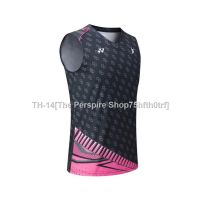 ✑℡✤ 2022 new Yonex unix badminton jacket sleeveless sports shirt table tennis t-shirt fashion dry spo