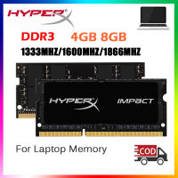 4GB 8GB หน่วยความจำแล็ปท็อป Sodimm DDR3 PC3-12800 PC3-14900 PC3-10600 1866MHZ 1600MHZ 1333MHZ 4G 8G Ram Memory Ready สต็อก