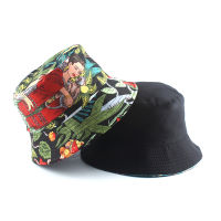 [hot]2022 New Panama Hat Men Women Print Bucket Hat Reversible Fisherman Hats Summer Casual Hip Hop Bob Chapeau Visor Bucket Cap