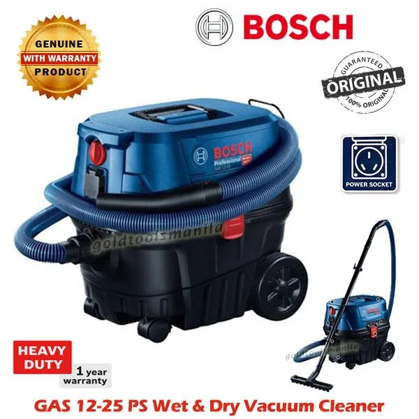BOSCH GAS 1225 PS / PL Wet & Dry Vacuum Cleaner 25L 1250W