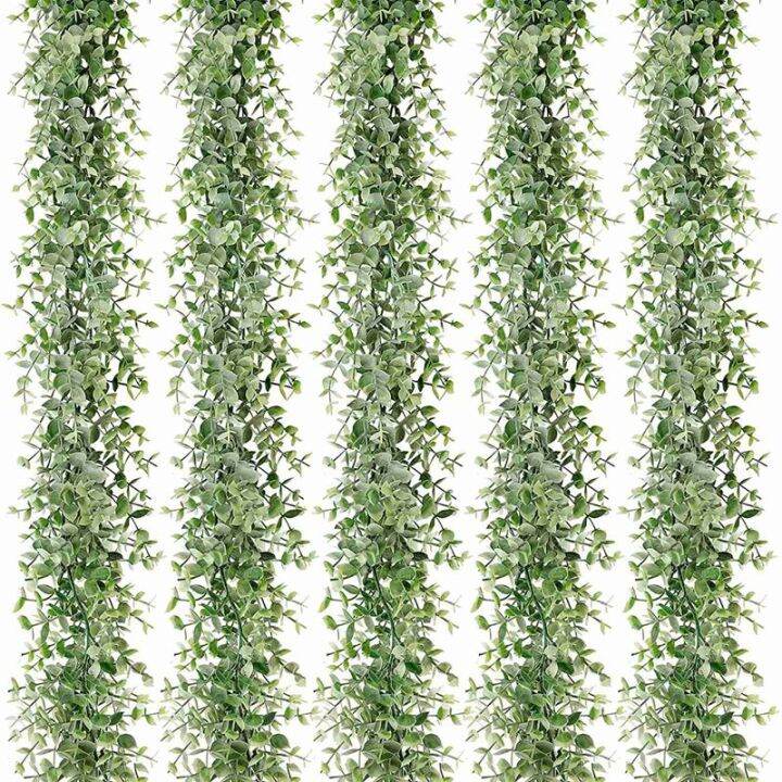 5 Packs 30Ft Artificial Eucalyptus Garlands Fake Greenery Vines Faux